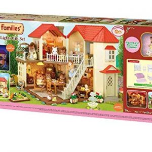 CITY HOUSE W LIGHTS GIFT SET I