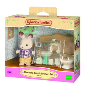 Chocolate Rabbit Brother Set (Washroom)