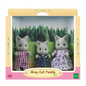 Grey Cat Family