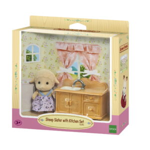 Sheep Sister with Kitchen Set