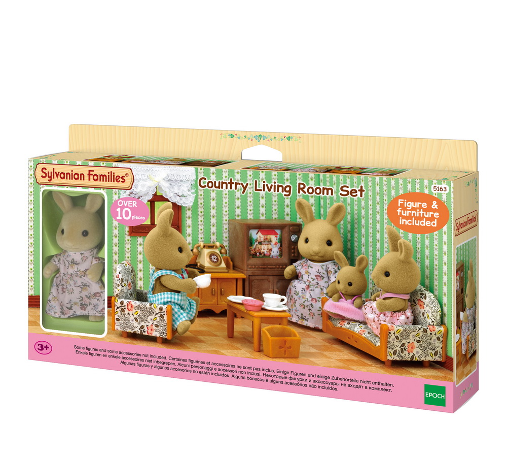 Country Living Room Set (with Rabbit Mother)