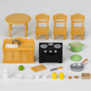 Country Kitchen Set (with Cat Mother)