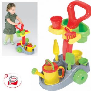 CARRITO DE JARDINERIA CON 6 ACCESORIOS