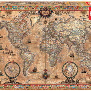 1000 ANTIQUE WORLD MAP
