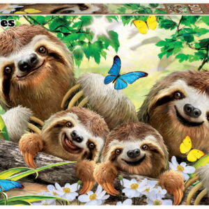500 SLOTH FAMILY SELFIE