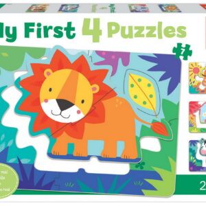 4 puzzles MY JUNGLE ANIMALS PUZZLES
