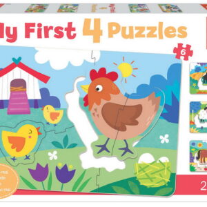 4  puzzles MY FARM MOTHERS & BABIES PUZZLES