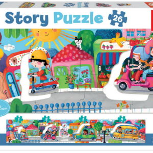 STORY PUZZLE VEHICLES IN THE CITY
