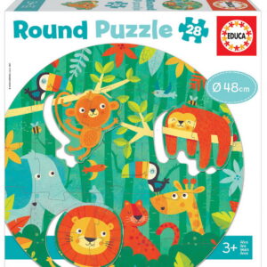 ROUND PUZZLE THE JUNGLE