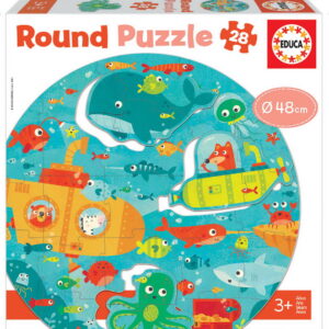 ROUND PUZZLE UNDER THE SEA