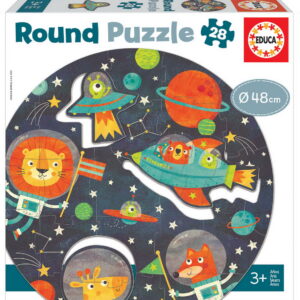 ROUND PUZZLE THE SPACE
