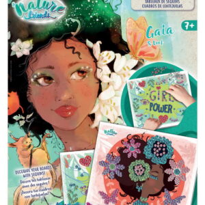 NATURE FRIENDS SEQUIN ART