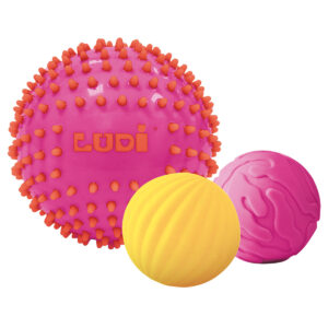 BALLE SENSORIELLES Roses par 3