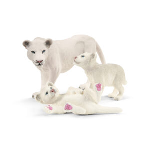 Lion mother with cubs